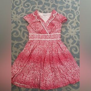 Vintage red polka dot pepperberry dress